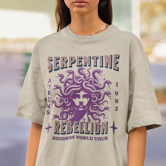 Medusa Shirt Greek Mythology Medusa TShirt Fairycore Fairy Grunge Greek Goddess Light Academia Witchy Clothing Ancient Greece Bookish