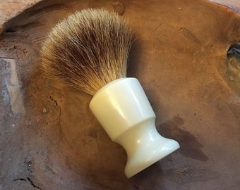 Vintage Shaving Brush EVER READY 20mm Pure Badger #750 Made in USA