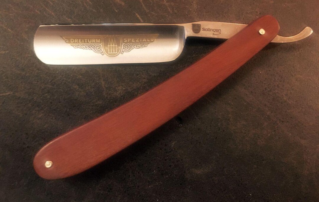 Plum Razor Brandnew 6/8 Straight Razor DREITURM J.a.schmidt Solingen Plum Wood - Etsy
