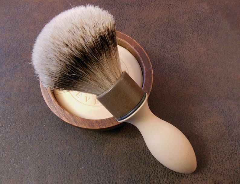 Vintage Handmade BARBER Classic Shaving Brush Velvet Abswood Etsy