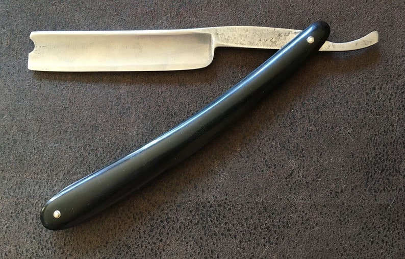Vintage 9/16 Straight Razor BARBER'S NOTCH Solingen Bakelite 1930s - Etsy