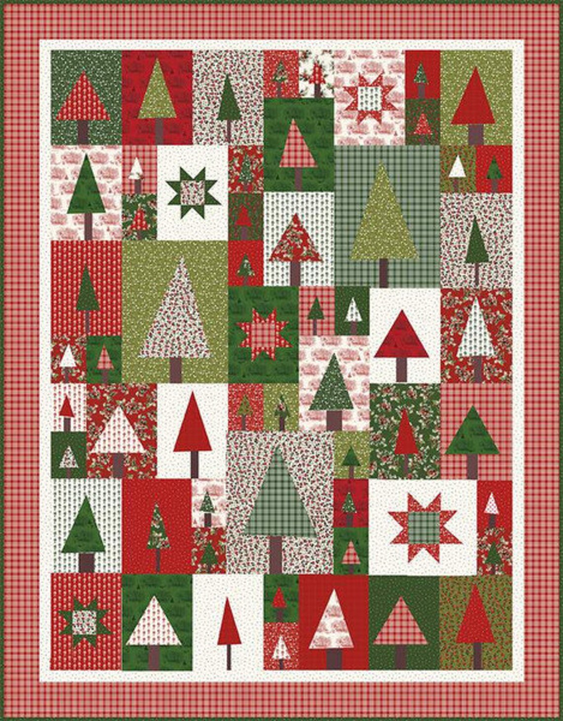 Amy Smart Pine Hollow Patchwork Forest Quilt Pattern - Etsy