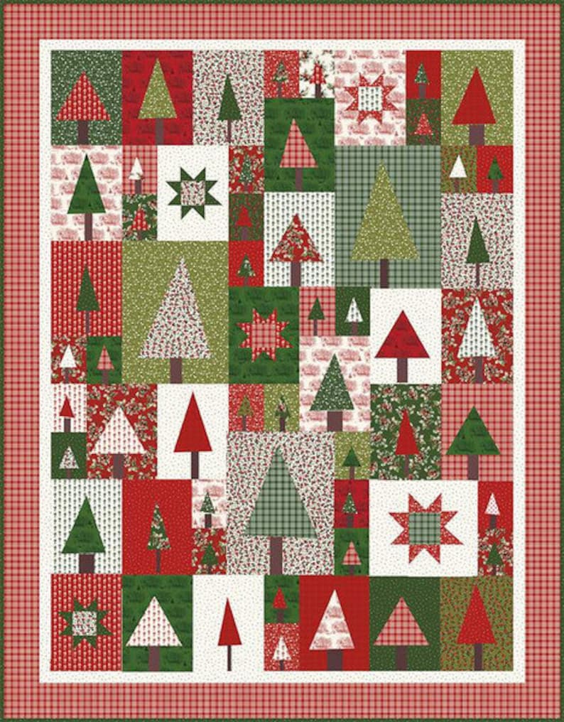 Amy Smart Pine Hollow Patchwork Forest Quilt Pattern - Etsy