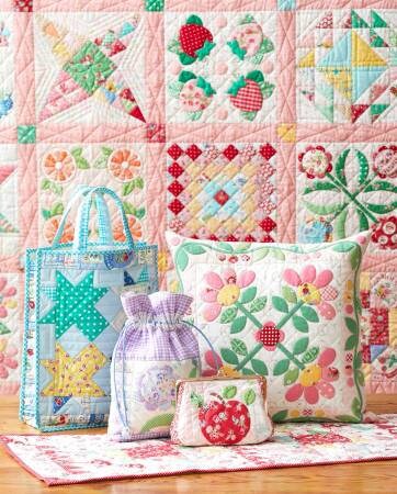The Vintage Flower Sampler Quilt - ZW 2743 Zakka Workshop - Atsuko