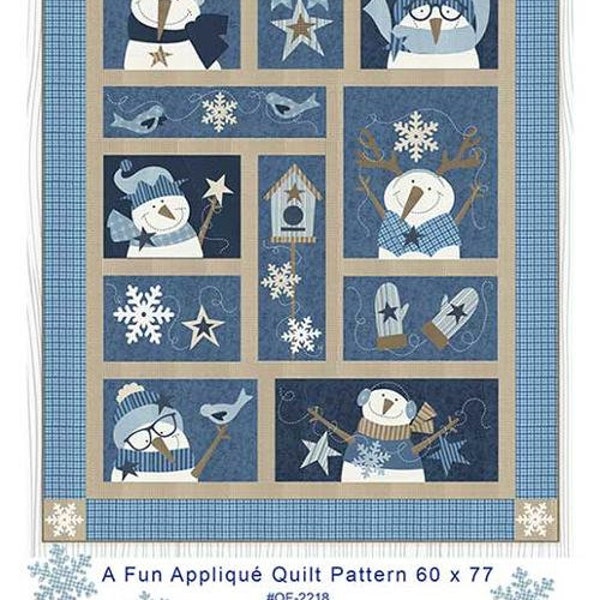 Chilling With My Snowmies Quilt Pattern - QF 2218 The Quilt Factory