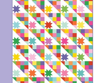 Hodgepodge Quilt Pattern - MM 016 Modernly Morgan - Modern quilt pattern