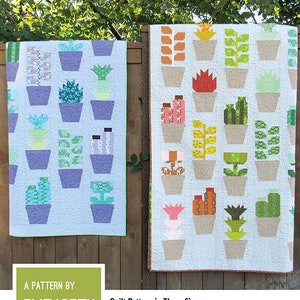 Greenhouse - EH 037 Patterns - Elizabeth Hartman - Cactus quilt pattern