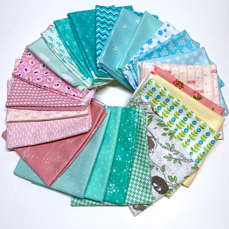 Pastel Fat Quarter Bundle 24 Fat Quarters Etsy