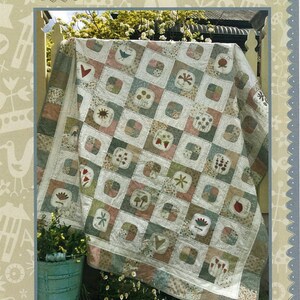 Market Garden Quilt Pattern - Hatched and Patched - Anni Downs # HAPP112