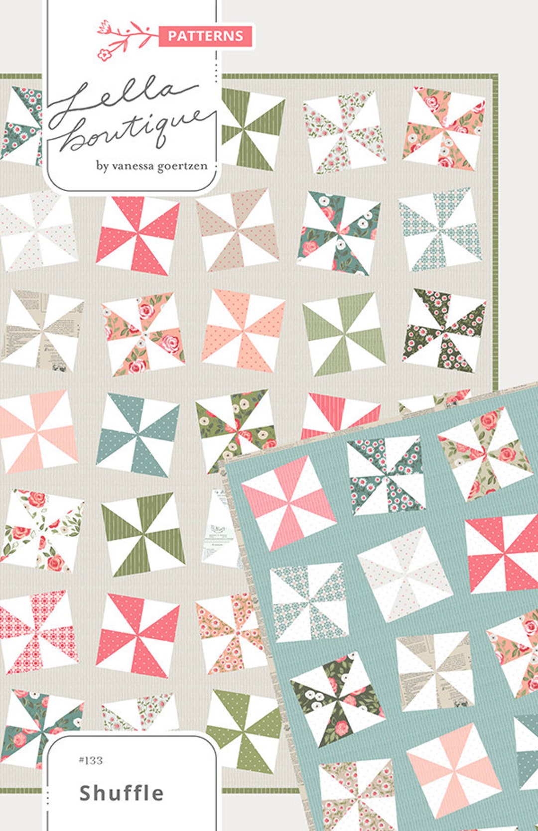 Shuffle Quilt Pattern LB 133 Lella Boutique Charm Pack Pattern Etsy