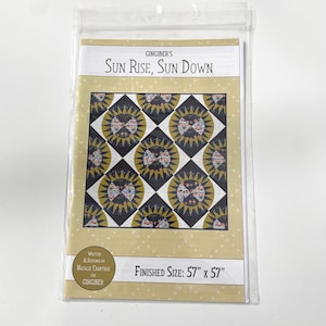 Sun Rise, Sun Down Quilt Pattern - GB 060 Gingiber