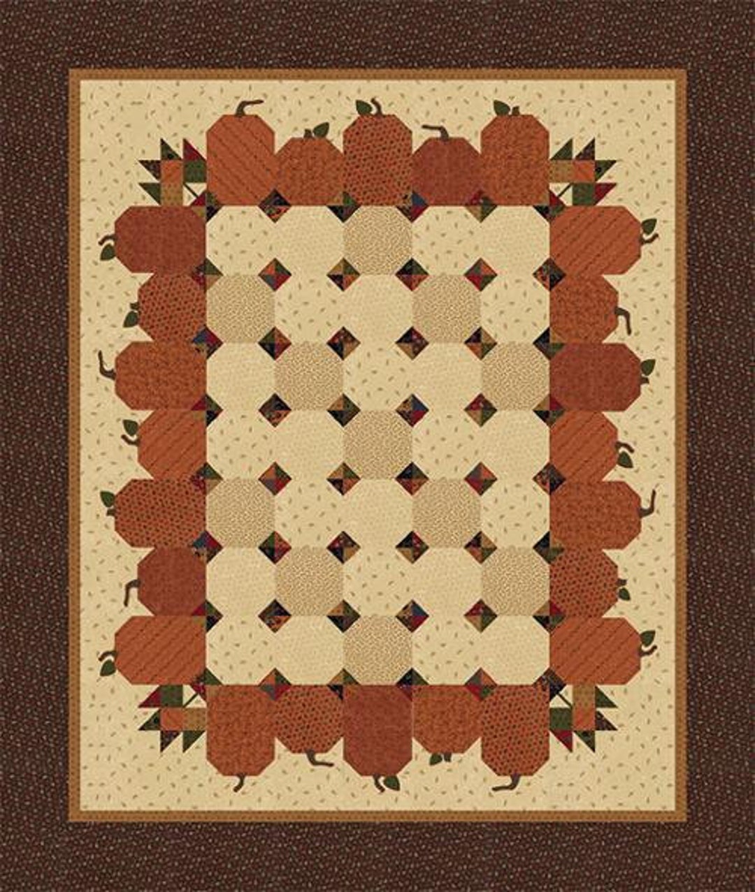 Pumpkin Seeds Quilt Pattern KT 18128 Kansas Trouble Quilters Etsy
