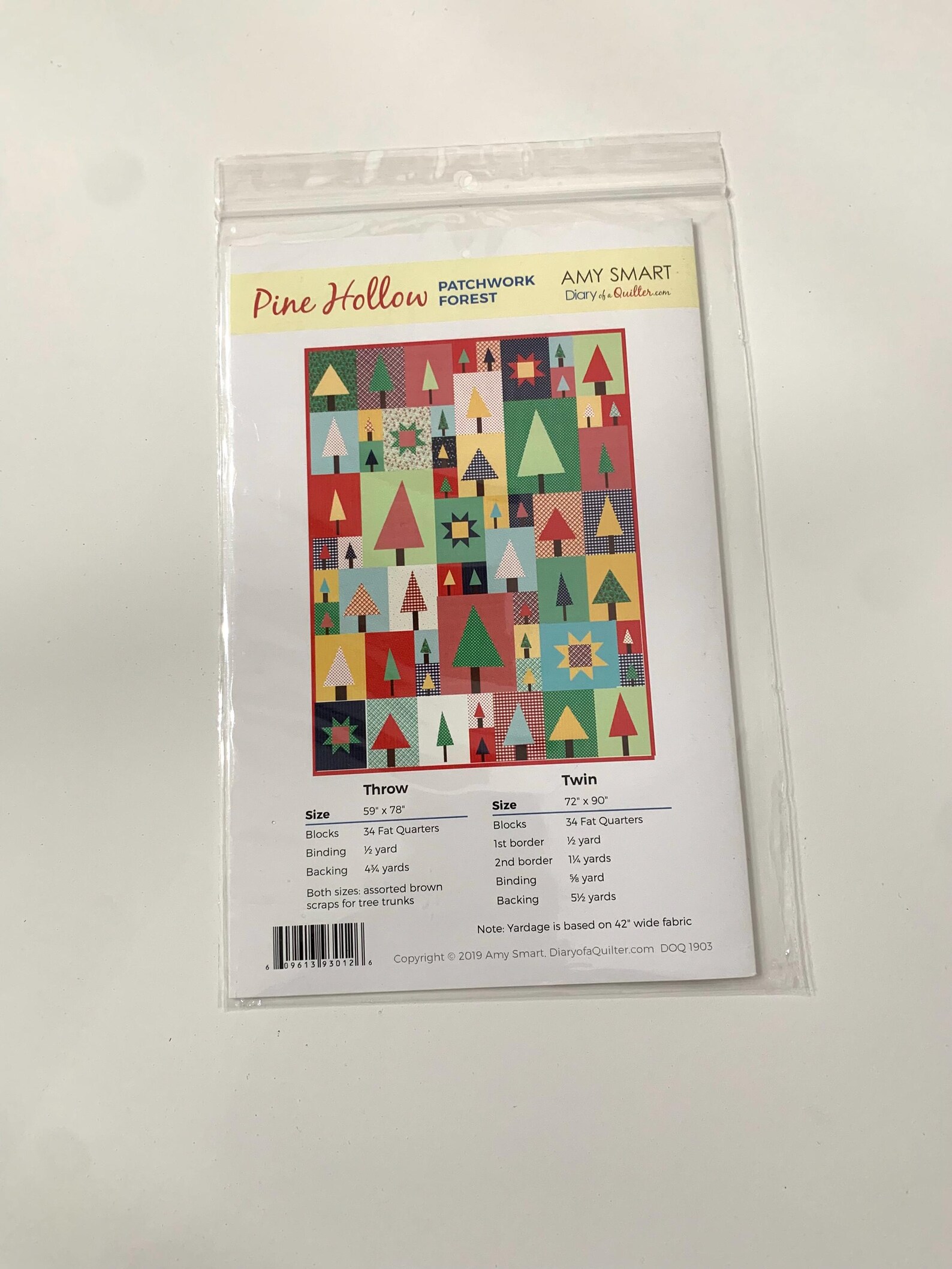 Amy Smart Pine Hollow Patchwork Forest Quilt Pattern - Etsy