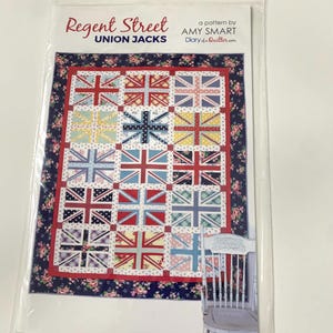 Regent Street Union Jacks Quilt Pattern - Amy Smart - DOQDQ-2001