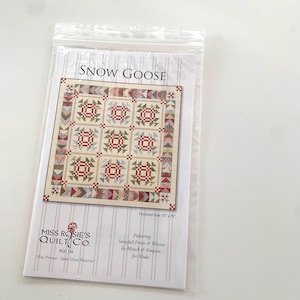 Snow Goose Quilt Pattern - RQC 136 Miss Rosie Quilt Company