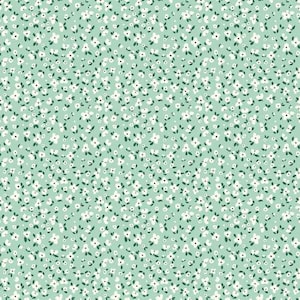 Sweet Abigail Small And Simple Things Mint Cotton Fabric - Windham - Tessie Fay -5347—5 - sold by the yard