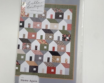 Home Again pattern by Lella Boutique   House quilt pattern, stacked homes