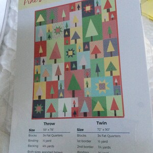 Amy Smart Pine Hollow Patchwork Forest Quilt Pattern - Etsy