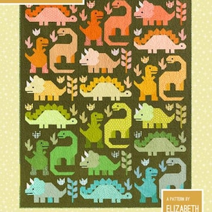 Dinosaurs Quilt Pattern - EH 058 Patterns By Elizabeth Hartman