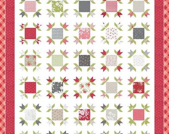 Rosebud Waltz Quilt Pattern - CQ 185 Coriander Quilts - beautiful day