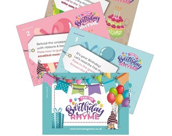Pass the Parcel Game Forfeits Birthday Party Game Printable - Etsy