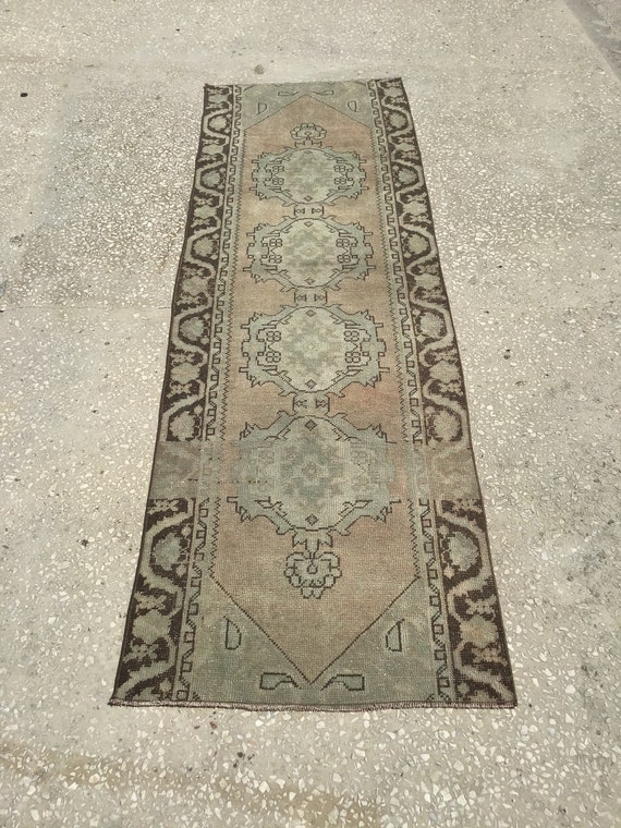 8.5x2.7 Feet 259x83 Cm Runner muted Runner pastel Runner oriental
