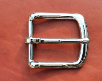 Gesp 1 1/2" chroom over massief messing