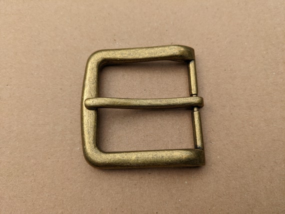 Antique Brass Belt Buckle 1 1/2" Inch