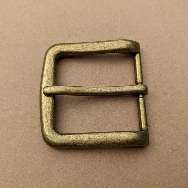 Antique Brass Belt Buckle 1 1/2" Inch