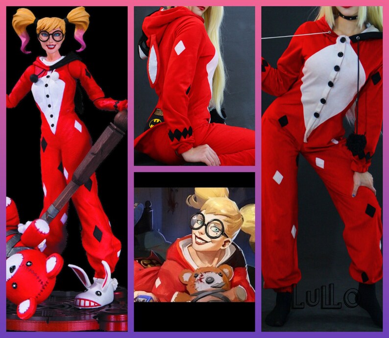 Harley Quinn Infinite Crisis/kigurumi/pajama Etsy