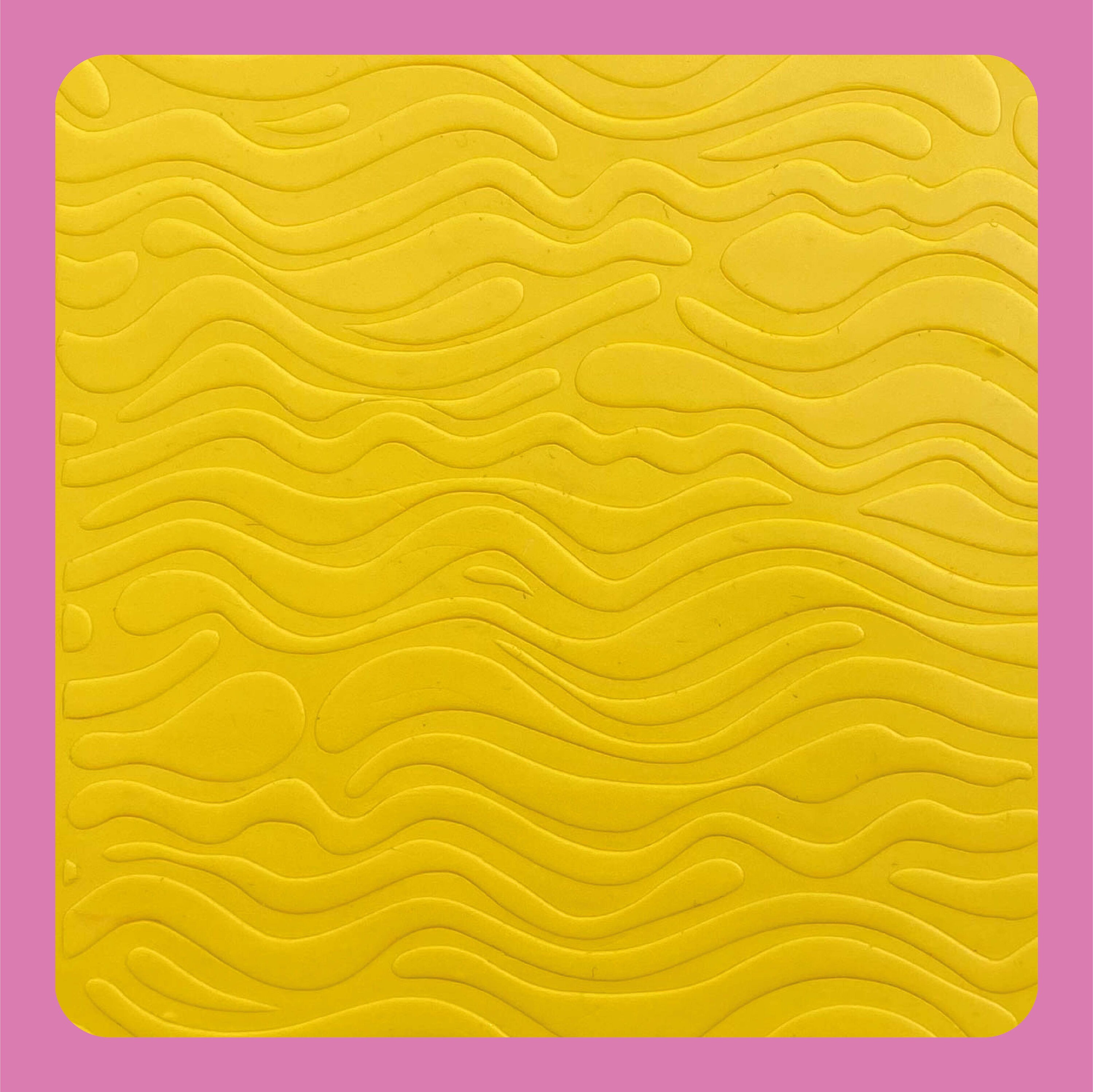 Polymer Clay Texture Sheet Reusable Debossing Stencil Etsy