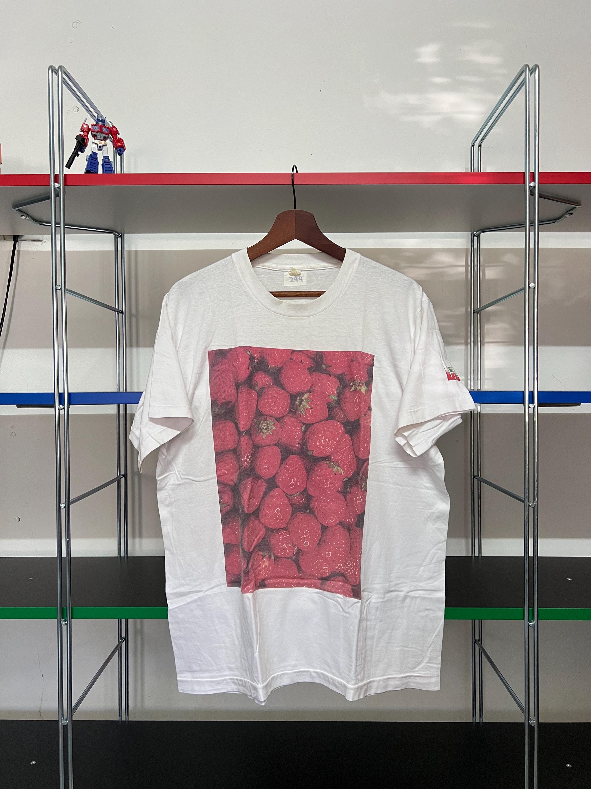 90s USA製 LAST ORGY TWO T Shirt Vintage 90s Undercover Last Orgy Two Strawberry T-shirt / LO2