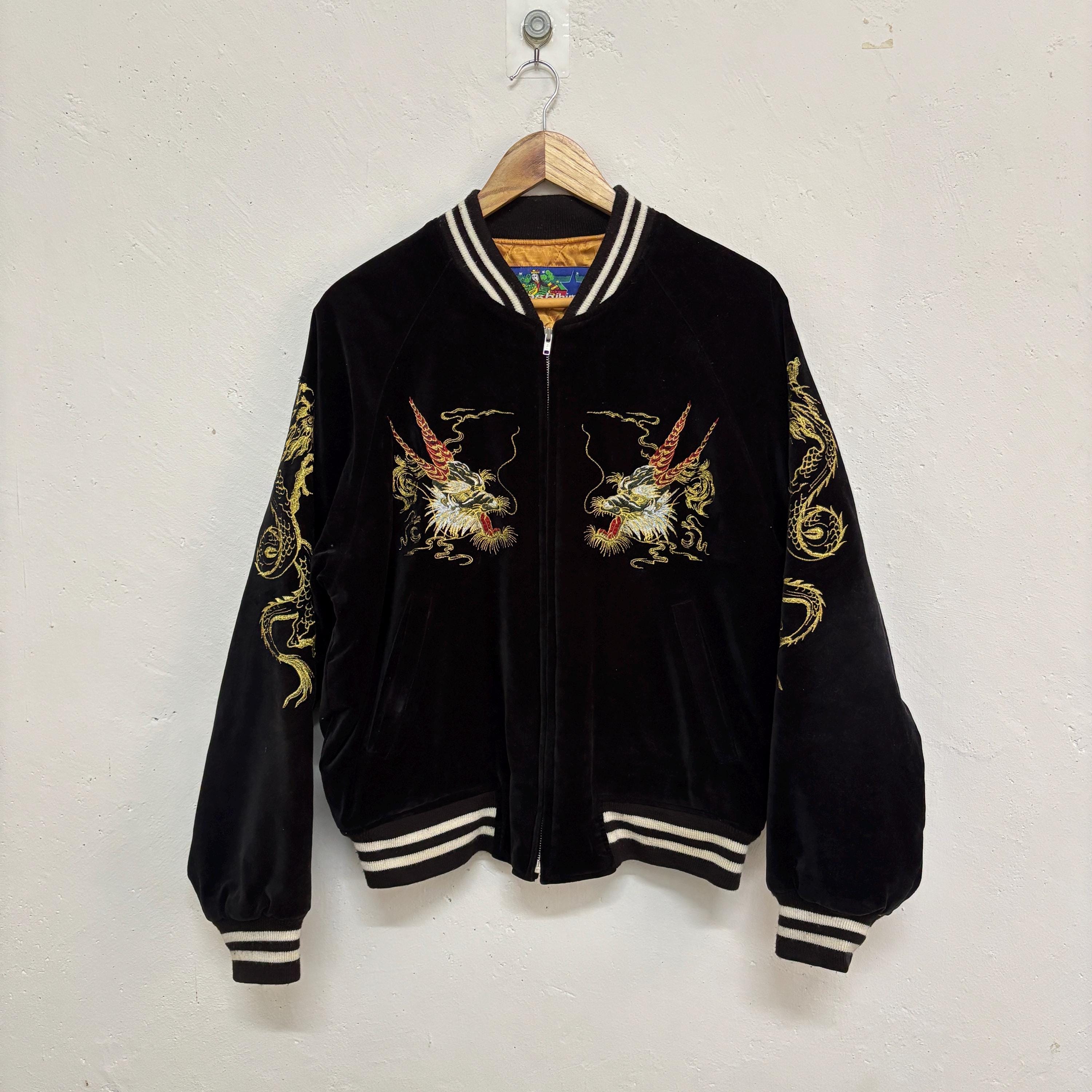 Hoshihime スカジャン！渚猛虎！ LL-size！NAVY/RED！ Hoshihime スカジャン！渚猛虎！ LL-size！NAVY/RED！ Hoshihime