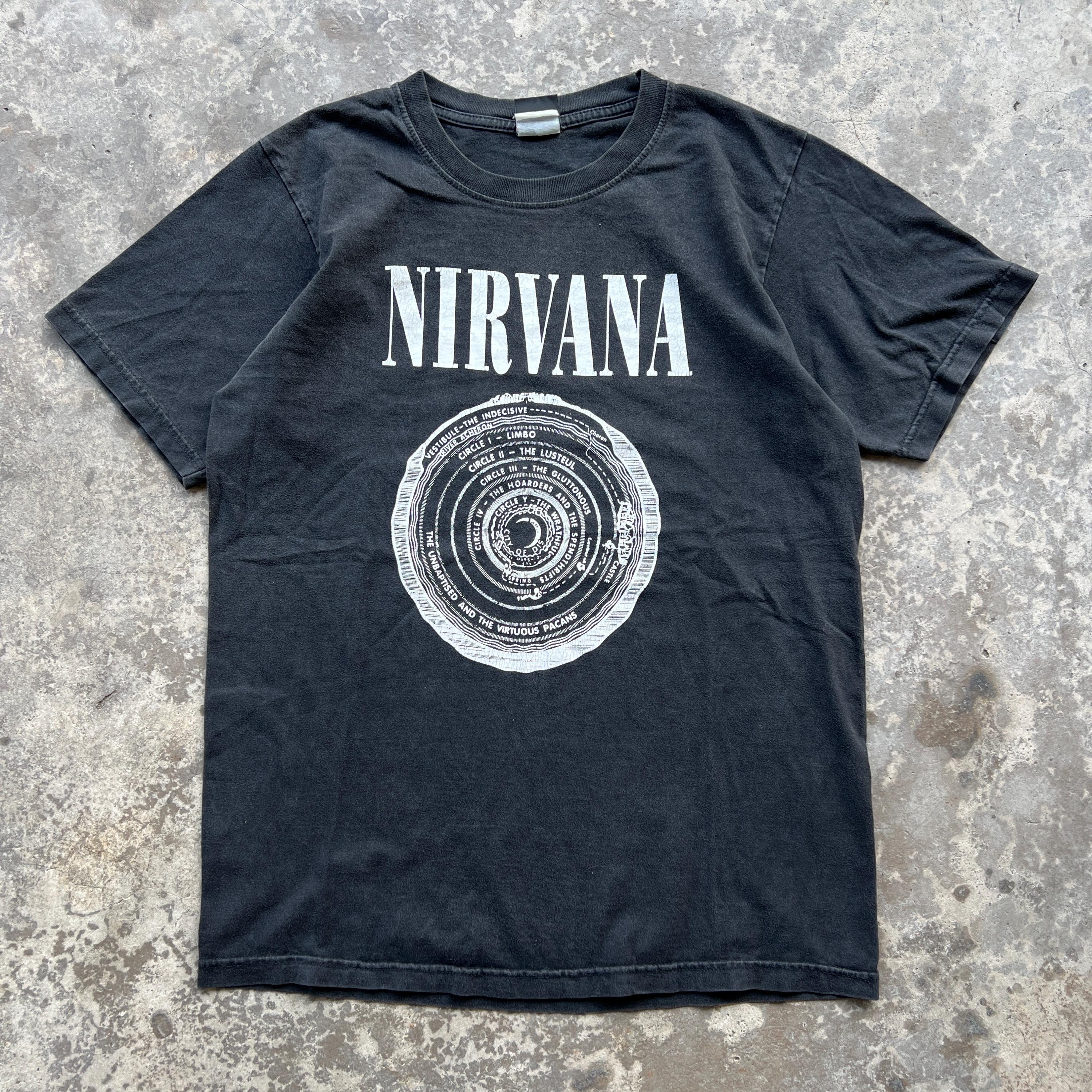 Vintage Nirvana Vestibule Band Tshirt / Kurt Cobain Nirvana Band