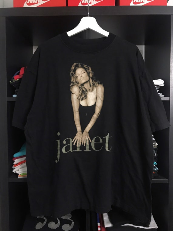 Vintage 1993 Janet Jackson Stunning Graphic Rap te