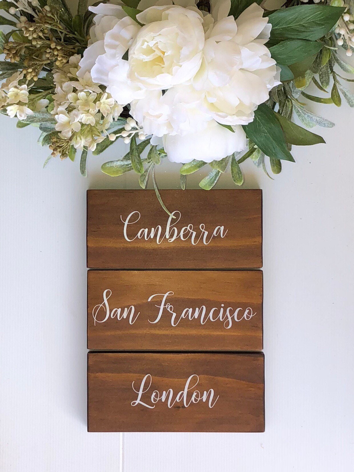 Custom Table Names Wedding Table Names Wooden Table Names Etsy