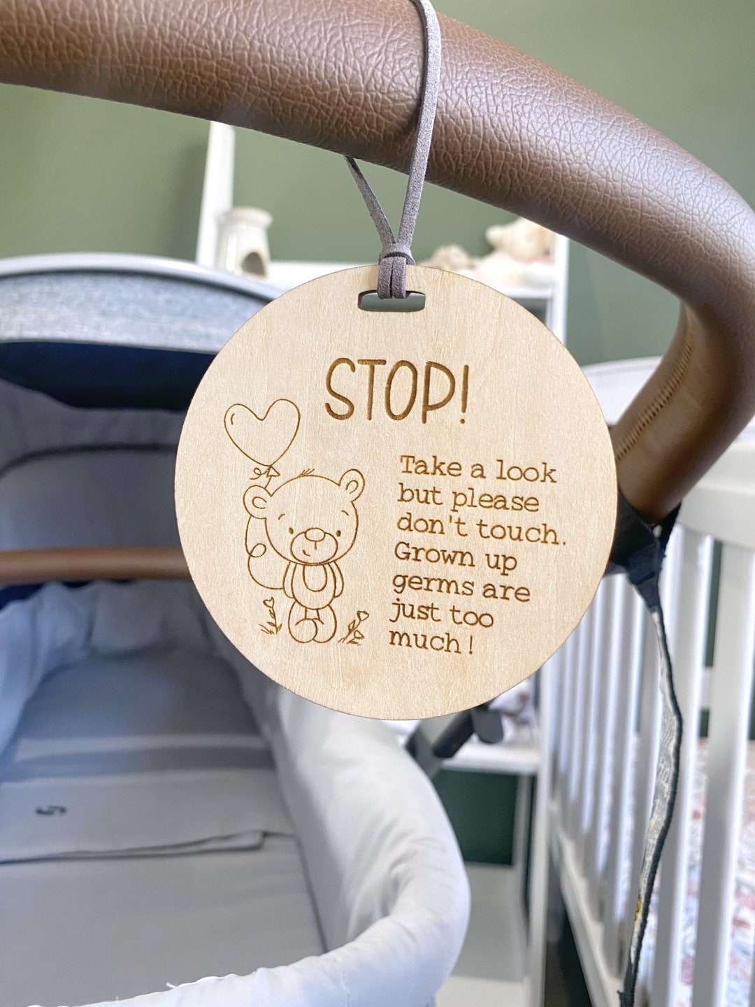 Stop Don't Touch Sign Pram Sign Stroller Sign Etsy Australia
