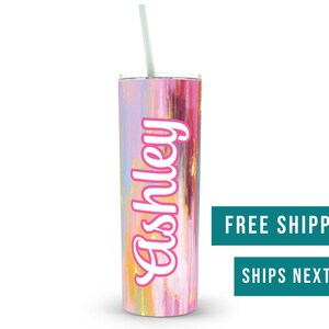 Personalized Stainless Steel Tumbler with Name, Bridesmaid Gift, Custom Name Tumblers, Modern Design Cup, Gift for Bridesmaids