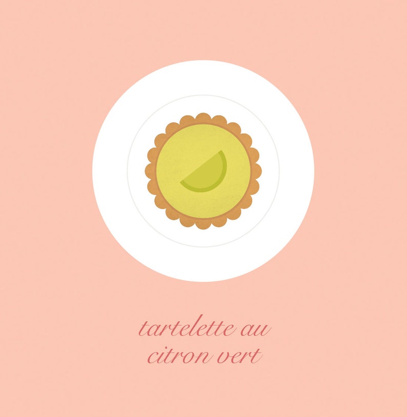 Pastry Poster French Pastries Food Illustration Cake Poster Eclair Room Decor Aesthetic Kitchen Print Macarons Gift Foodie Dessert