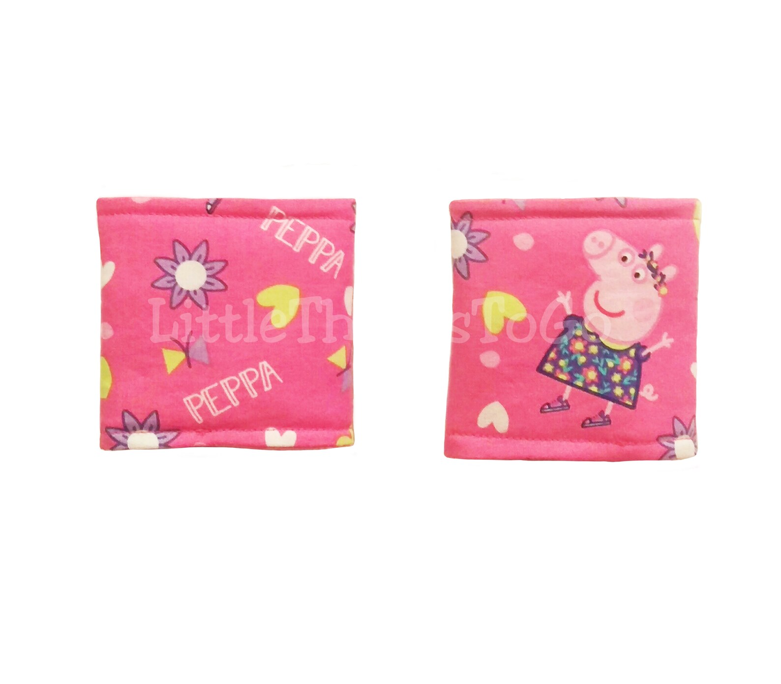 Car Seat Strap Covers Peppa Pig Reversible Car Seat Strap Etsy