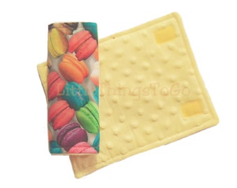 LAST ONE! Bright car seat strap covers - Stroller strap covers - macaroons strap covers