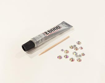Gymnastics Leotard Rhinestone Repair Kit – Crystals & Glue ADDON kit- Ships from NJ