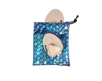 Rhythmic gymnastics toe shoe bag-  small drawstring bag -