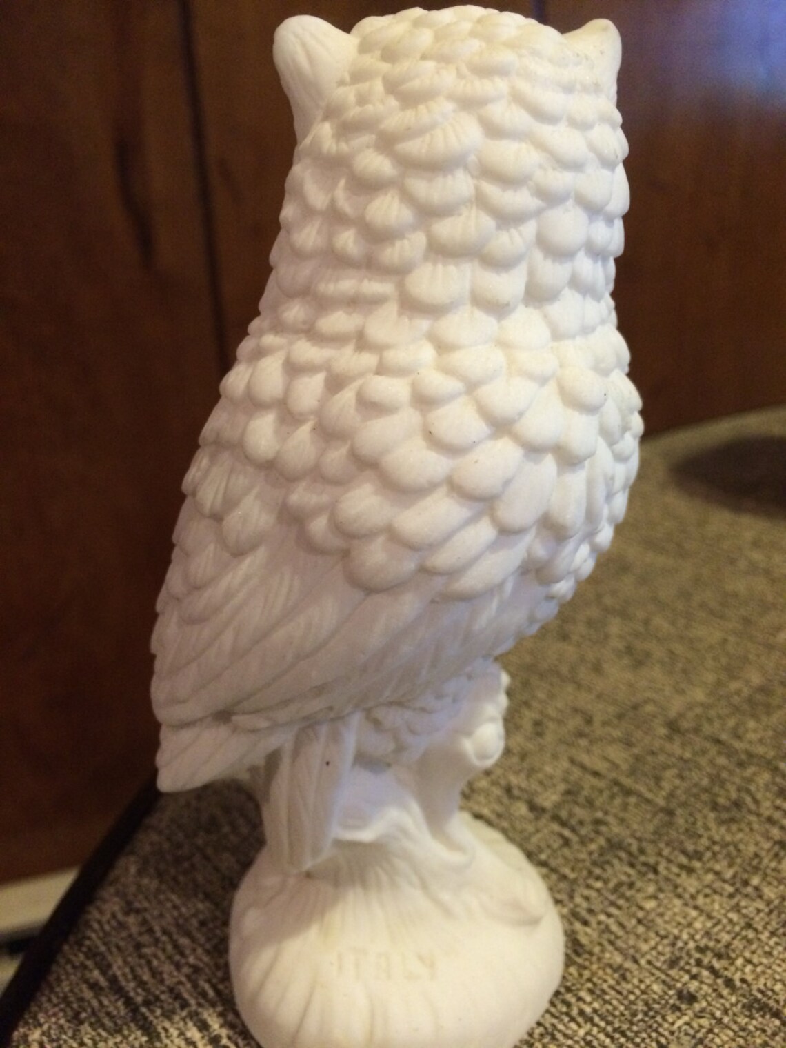 Vintage White Owl Figurine Etsy