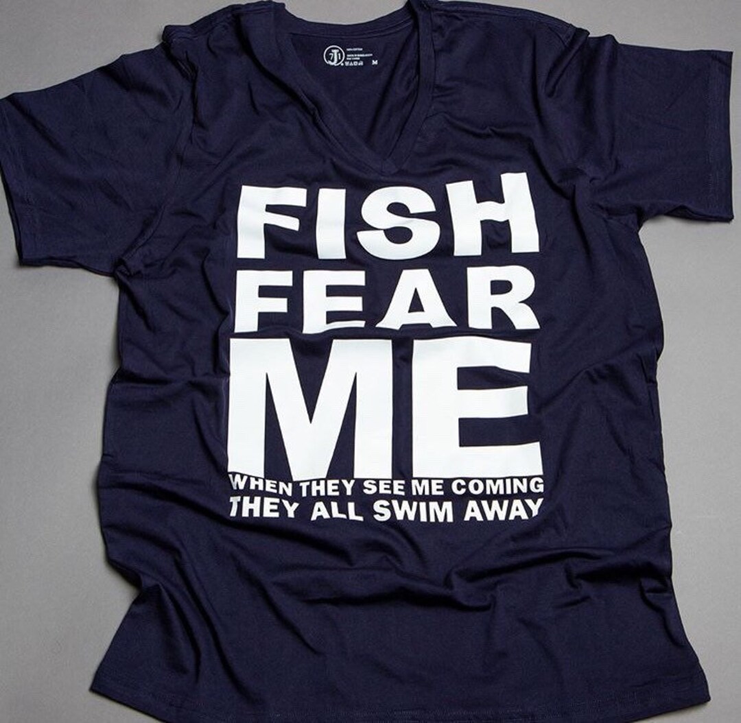 Custom Fish Fear Me Shirt Fisherman Fishing Trip Gear Gifts for Dad Gifts  for Fisherman Gifts for Brother Custom Shirt for Dad 