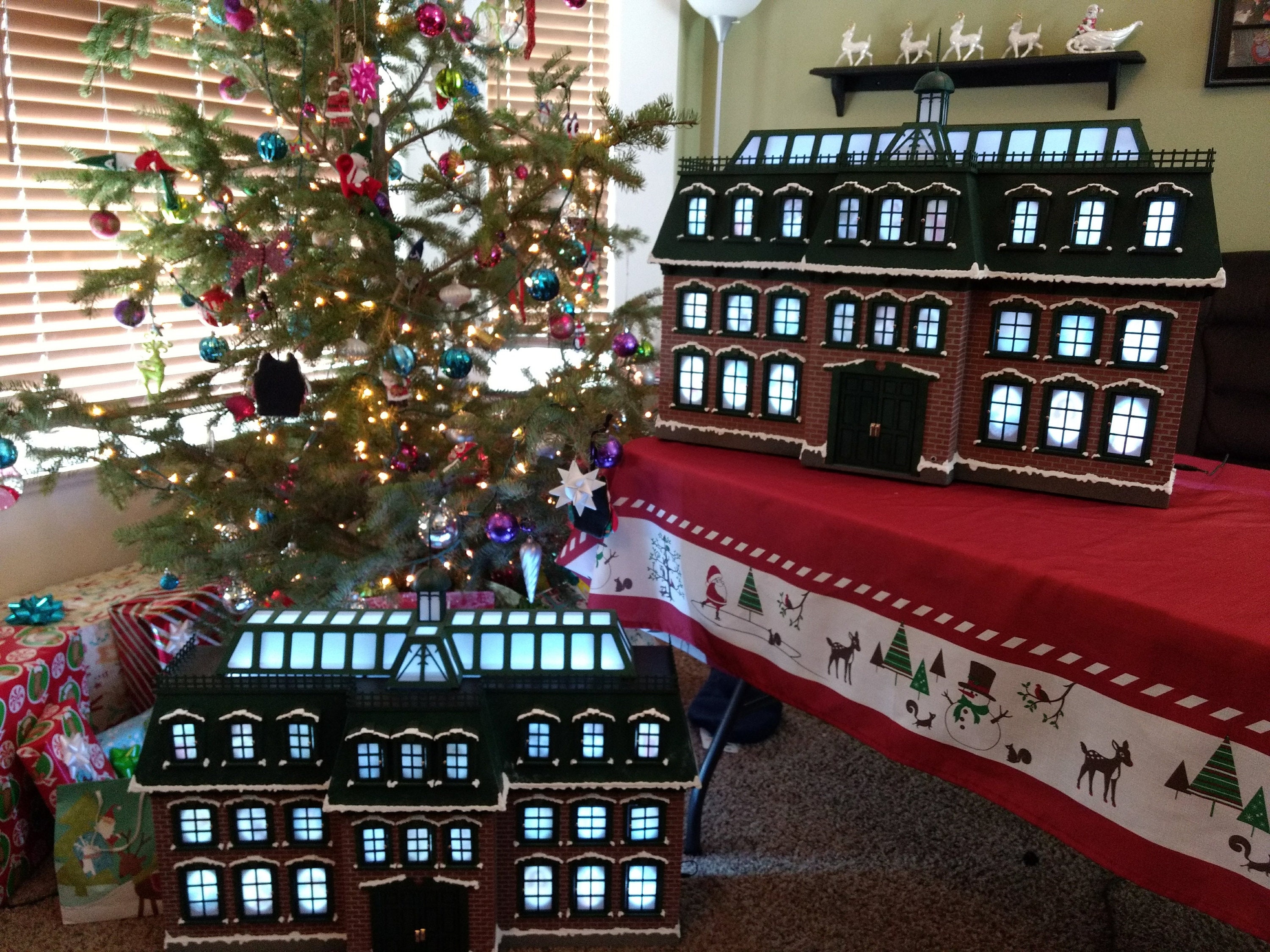 Full Completed Christmas Advent House - Etsy