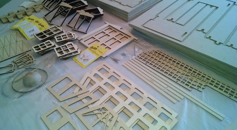 Weihnachts Adventshaus Kit Mit Optionalem Backstein Außen Weihnachts Adventshaus Kit Mit, Griswold Advent House Plans 2021