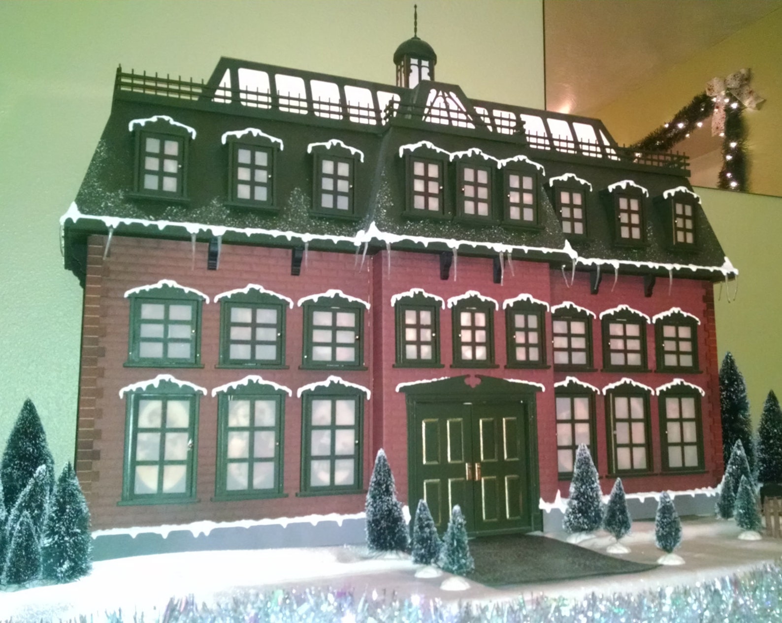 Christmas Advent House Kit W/ Optional Brick Exterior Etsy