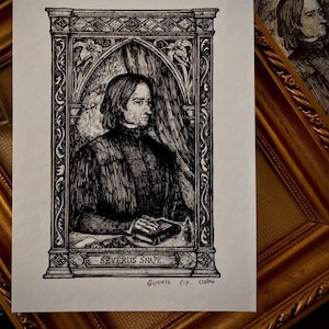 Professor Severus Snape Porträt - ungerahmt 13 x 18