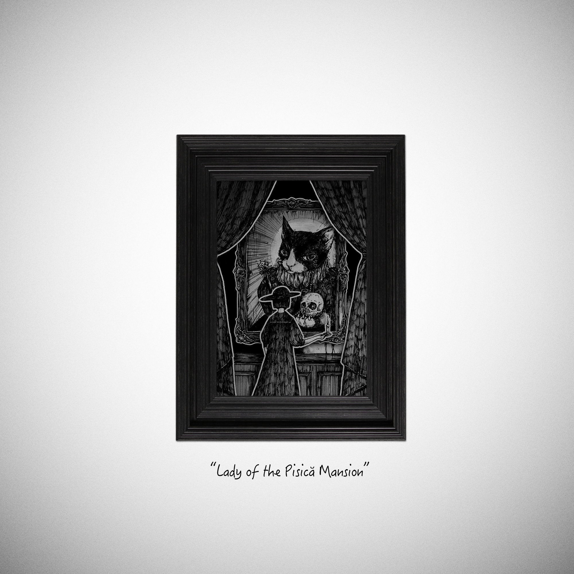 Lady of the Pisica Mansion - unframed